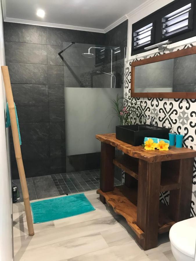 Appartement Prive Eco-Responsable, Vue Sur La Mer Des Caraibes Et Jardin Clos, Wifi, A 2Mn De La Plage Сен-Лу Екстериор снимка