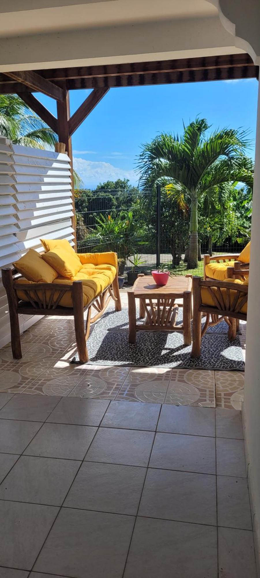 Appartement Prive Eco-Responsable, Vue Sur La Mer Des Caraibes Et Jardin Clos, Wifi, A 2Mn De La Plage Сен-Лу Екстериор снимка