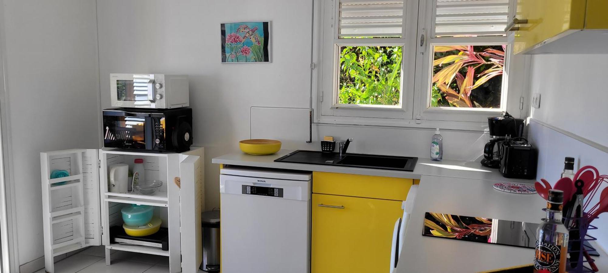 Appartement Prive Eco-Responsable, Vue Sur La Mer Des Caraibes Et Jardin Clos, Wifi, A 2Mn De La Plage Сен-Лу Екстериор снимка